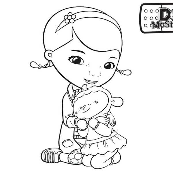 Stuffy from Doc McStuffins Coloring Pages - Free Printable Coloring Pages