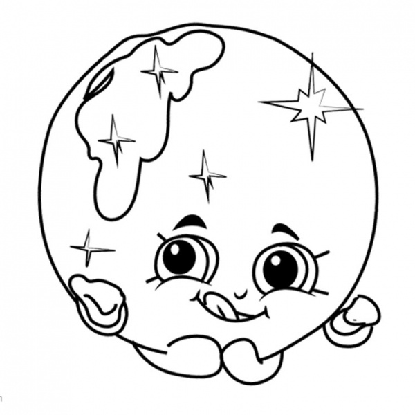 Peppa mint from Shopkins Coloring Pages Free Printable Coloring Pages