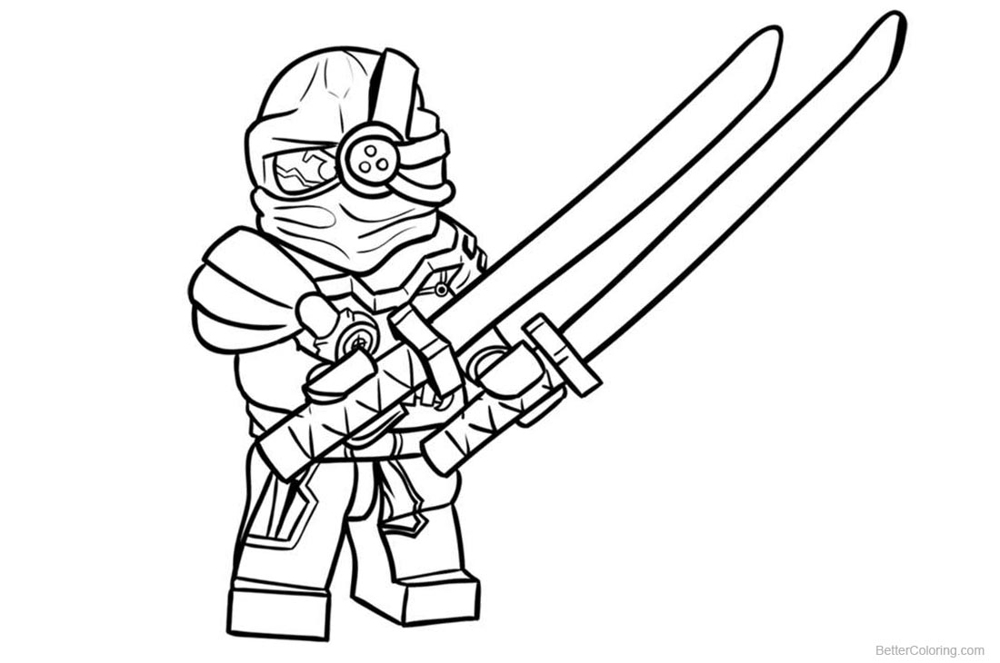 Evil Green Lego Ninjago Coloring Pages - Free Printable ...