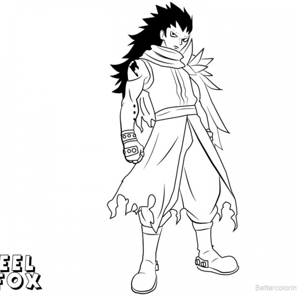 Fairy Tail Coloring Pages Natsu Dragneel - Free Printable Coloring Pages