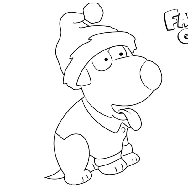 Family Guy Coloring Pages Watch TV - Free Printable Coloring Pages