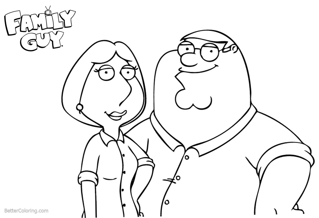 32 Family Guy Coloring Pages : Just Kids