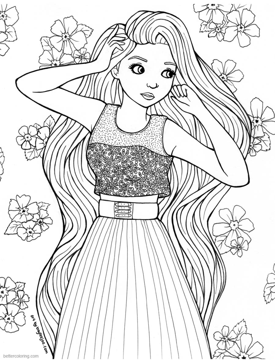 Fancy Baylee Jae Coloring Pages printable for free