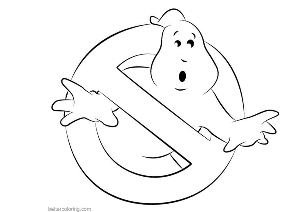 Free Ghostbusters Coloring Pages Easy Drawing printable