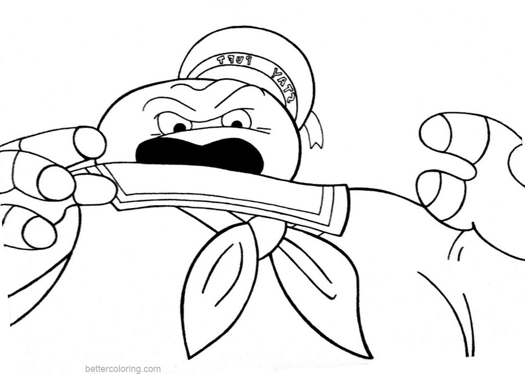 Free Ghostbusters Stay Puft Marshmallow Man Coloring Pages by amish56 printable