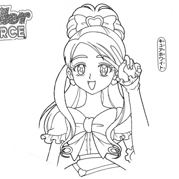 Glitter Force Characters Coloring Pages Free Printable Coloring Pages