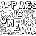 Graffiti Coloring Pages Happiness is Homemade