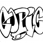 Graffiti Coloring Pages Letters