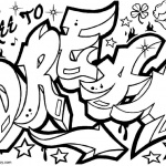 Graffiti Coloring Pages Letters Dream Drawing