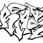 Graffiti Letters Coloring Pages