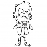 Gravity Falls Coloring Pages Playing Game