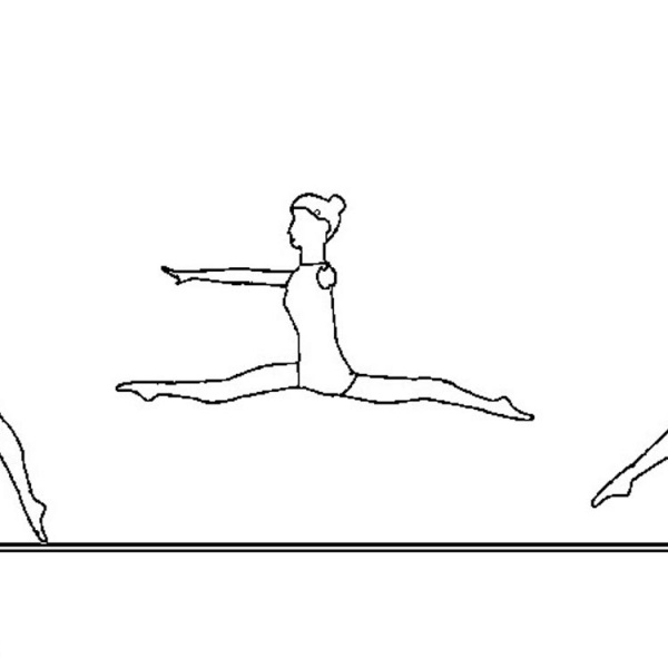 Gymnastics Coloring Pages Athlete Gabby Douglas - Free Printable