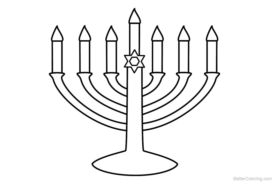 Kwanzaa Coloring Pages Candles printable for free