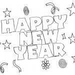 Happy New Year Coloring Pages 2019