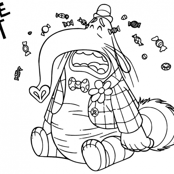 Bing Bong from Disney Inside Out Coloring Pages - Free Printable