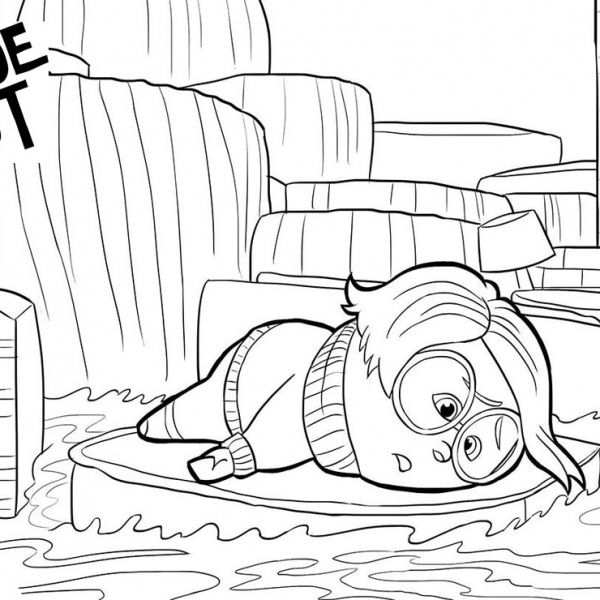 Bing Bong from Disney Inside Out Coloring Pages - Free Printable ...
