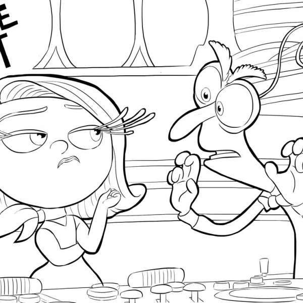 Disney Inside Out Bing Bong Coloring Pages - Free Printable Coloring Pages