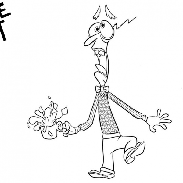 Disney Inside Out Bing Bong Coloring Pages - Free Printable Coloring Pages
