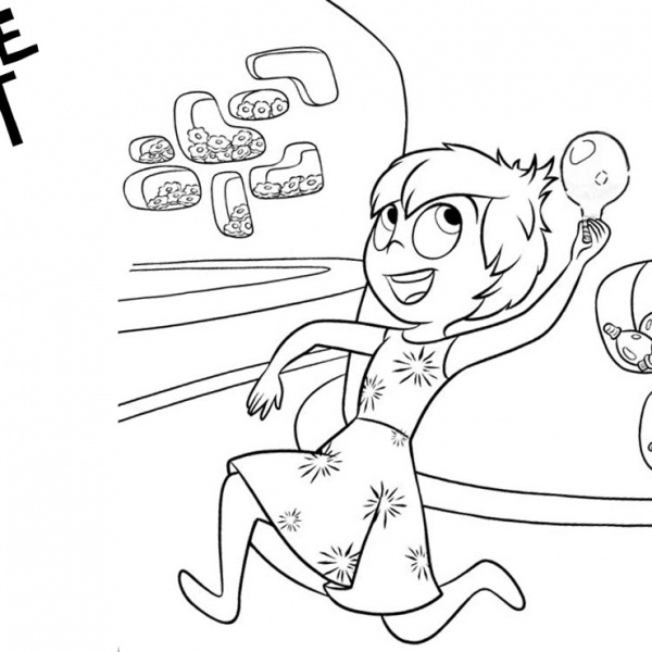 Bing Bong from Disney Inside Out Coloring Pages - Free Printable ...
