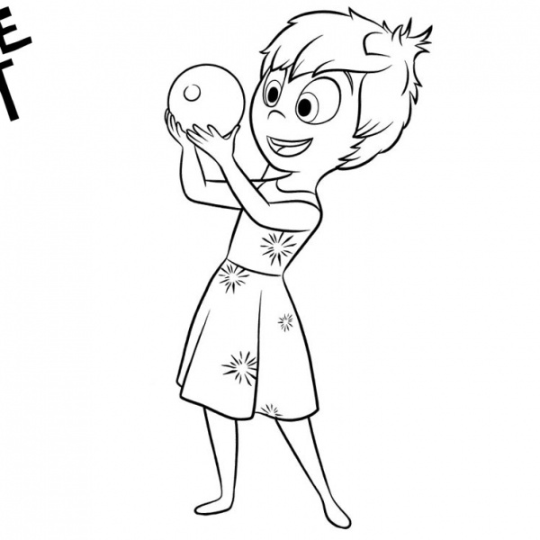 Inside Out Coloring Pages Bing Bong with Candies - Free Printable ...