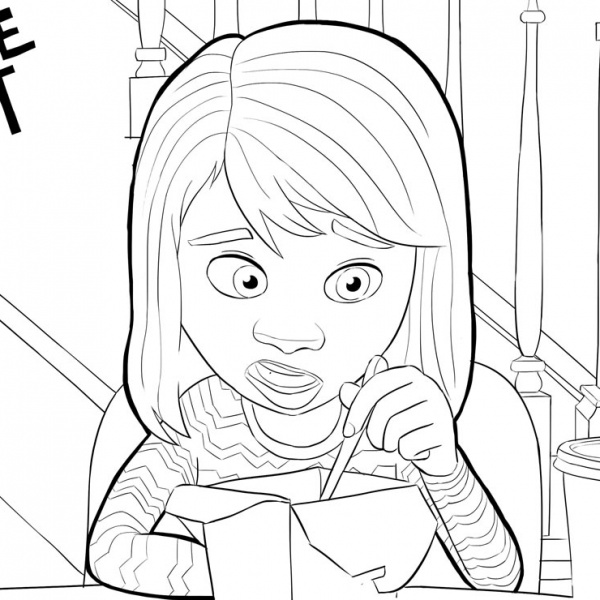 Inside Out Riley Coloring Pages - Free Printable Coloring Pages