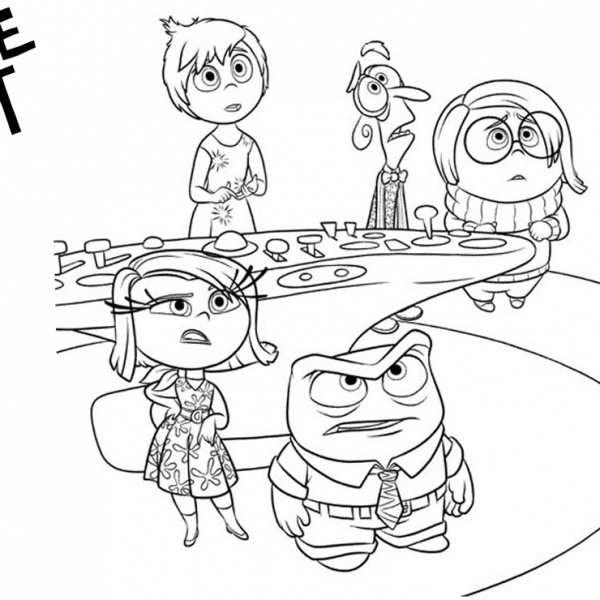 Bing Bong from Disney Inside Out Coloring Pages - Free Printable ...