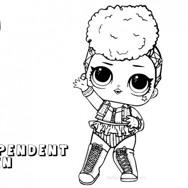 LOL Coloring Pages Series 3 Lil Glamstronaut - Free Printable Coloring ...