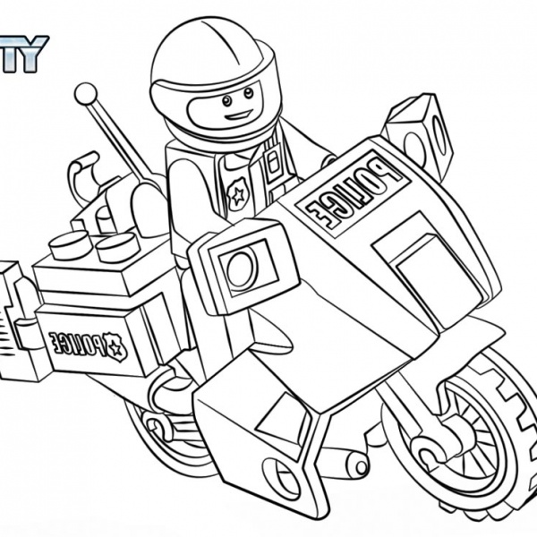Lego City Police Coloring Pages - Free Printable Coloring Pages