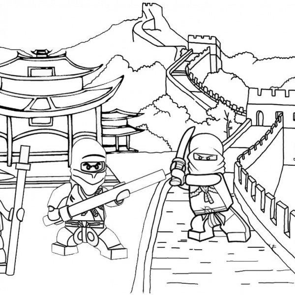 Characters from Lego Ninjago Coloring Pages - Free Printable Coloring Pages