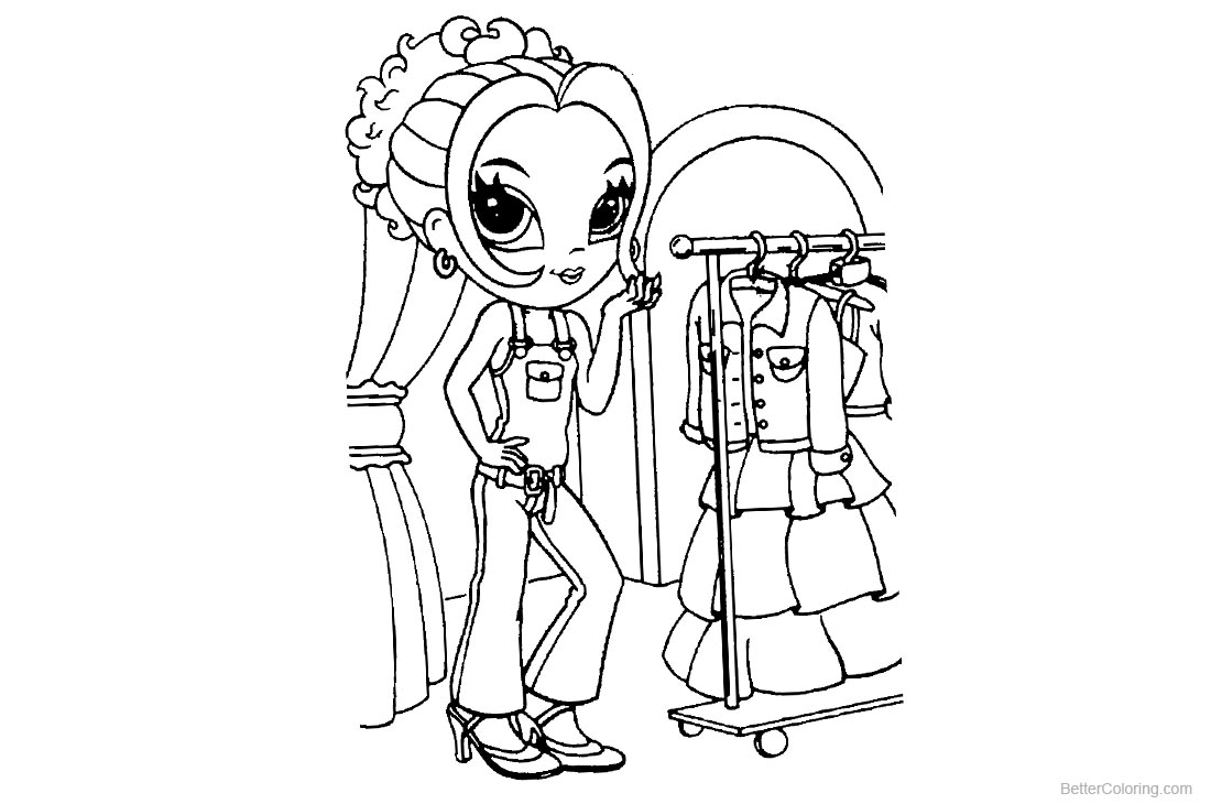 Lisa Frank Coloring Pages Clothes Store printable for free