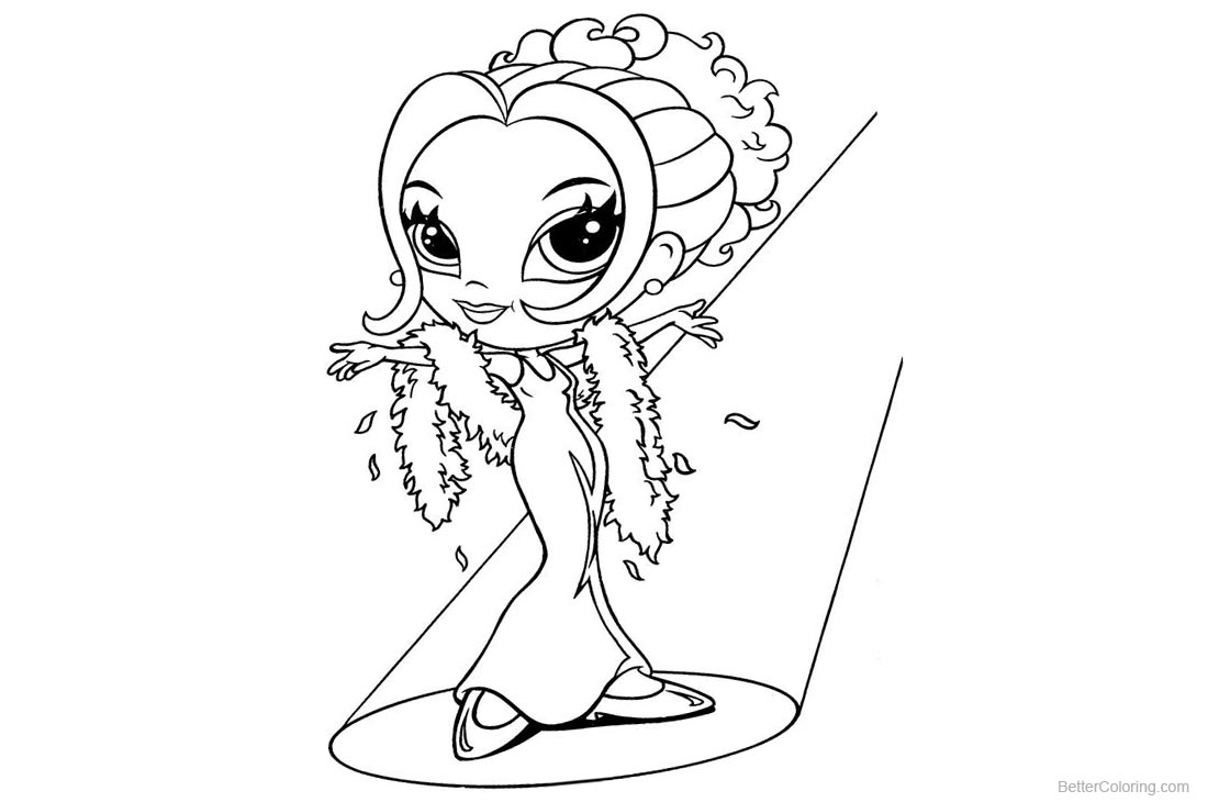 Lisa Frank Coloring Pages Performance printable for free