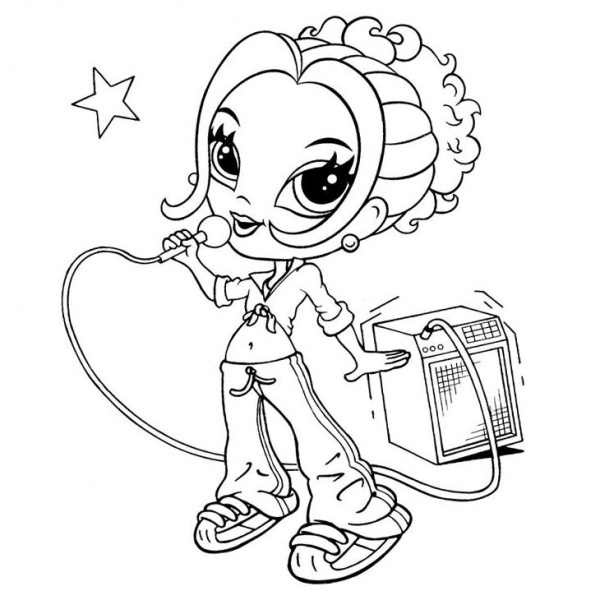 Lisa Frank Coloring Pages Black and White - Free Printable Coloring Pages
