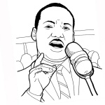 Martin Luther King Coloring Pages