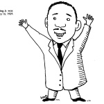 Martin Luther King Coloring Pages Cartoon