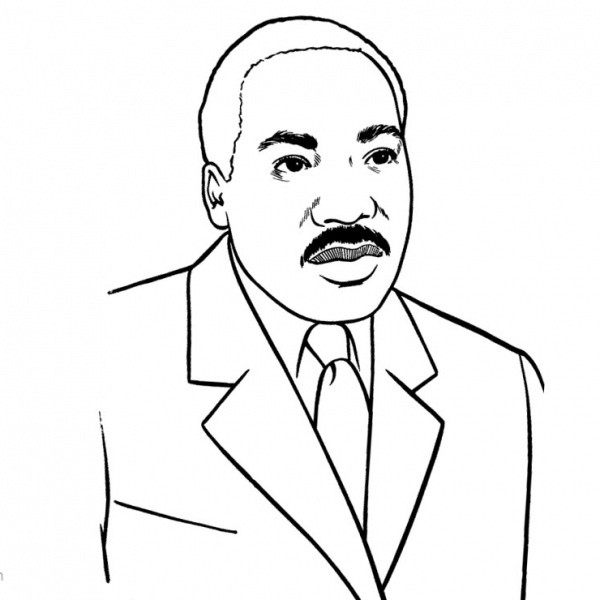 Martin Luther King Coloring Pages - Free Printable Coloring Pages