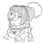 Minion Coloring Pages Despicable Me Character
