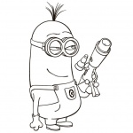 Minion Coloring Pages Line Art