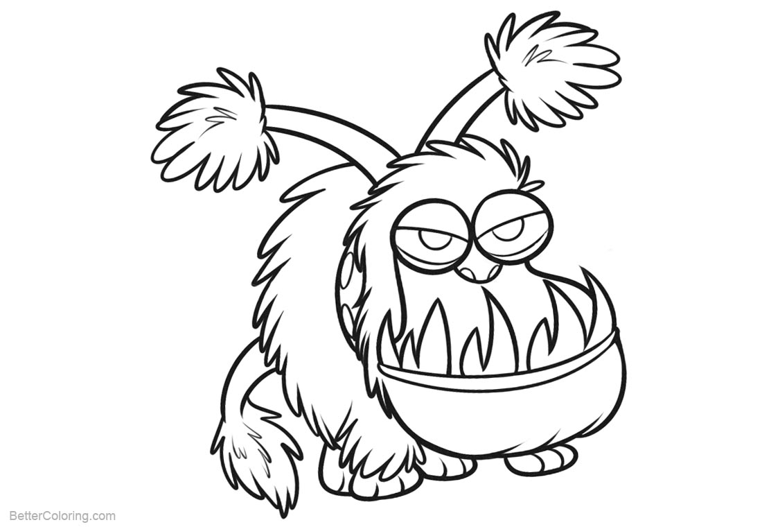 Minion Coloring Pages Monster - Free Printable Coloring Pages