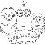Minion Coloring Pages Take Us to Orlando
