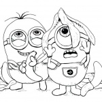 Minion Dave Coloring Pages