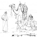 Mojave Desert Animals and Plants Coloring Pages Camels