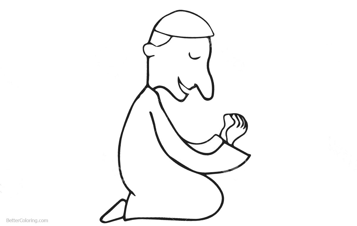 Muslim Ramadan Coloring Pages Clipart printable for free