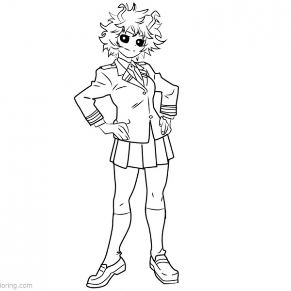 My Hero Academia Coloring Pages Eijirou Kirishima - Free Printable ...