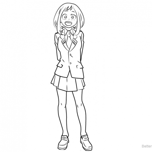My Hero Academia Coloring Pages - Free Printable Coloring Pages