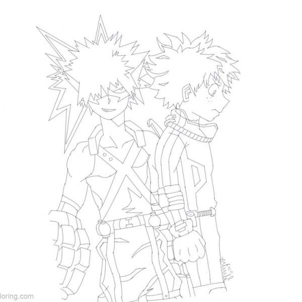 My Hero Academia Coloring Pages - My Hero Academia Coloring Pages By Rainydayylover 600x600 