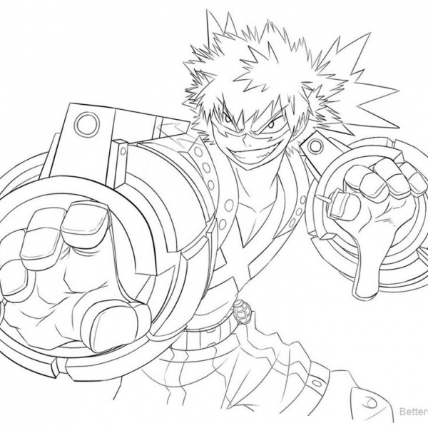 10+ My Hero Academia Coloring Pages Kirishima Pictures - Color Pages