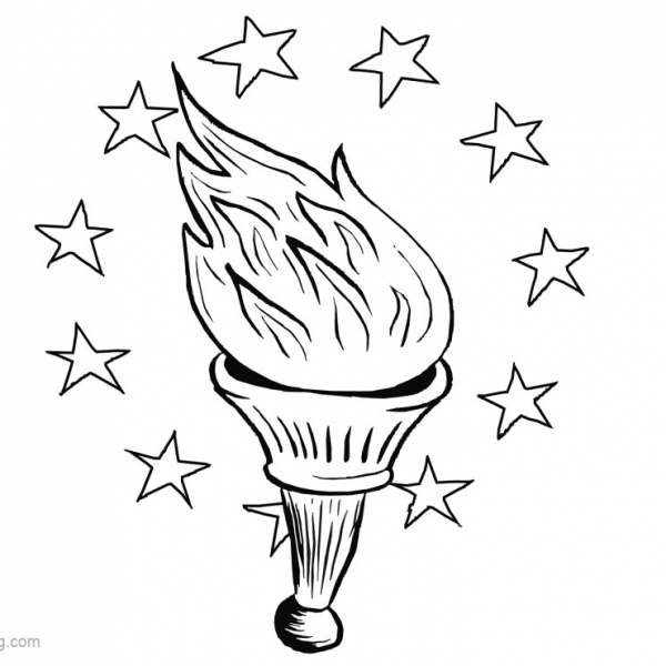 Patriotic Coloring Pages Owl with Flag Free Printable Coloring Pages