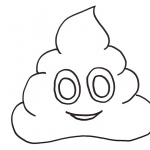 Poop Emoji Coloring Pages Happy Poop