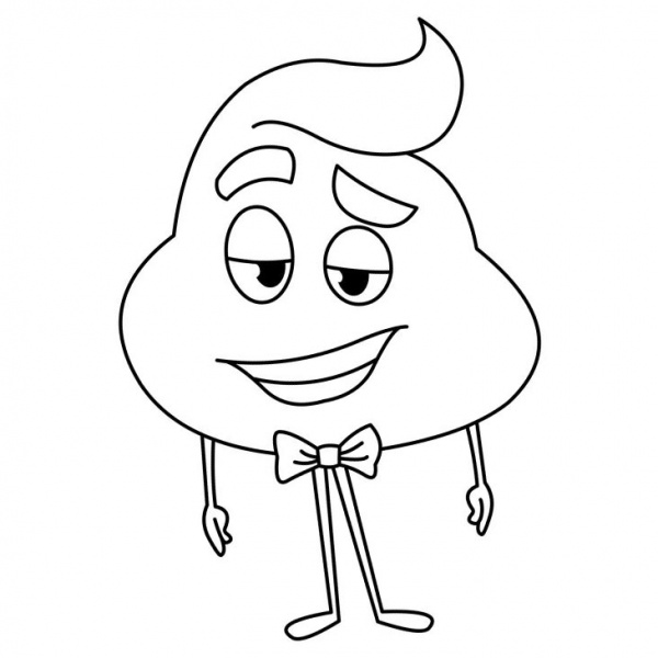 Poop Emoji Coloring Pages Clipart Free Printable Colo - vrogue.co