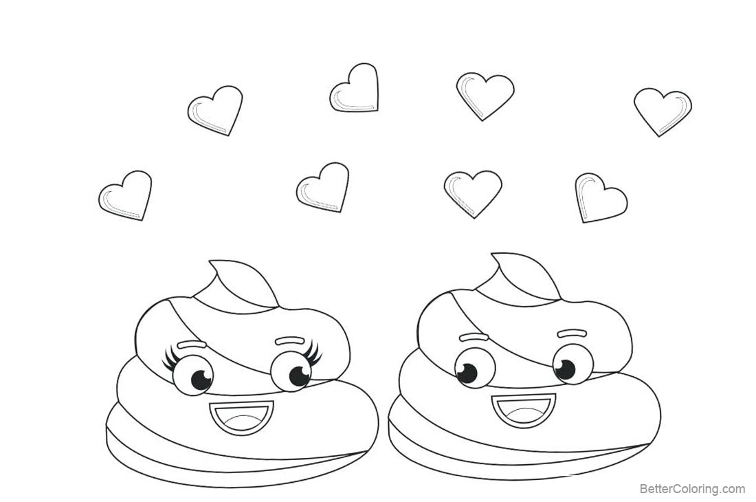 Printable Poop Emoji Cutouts